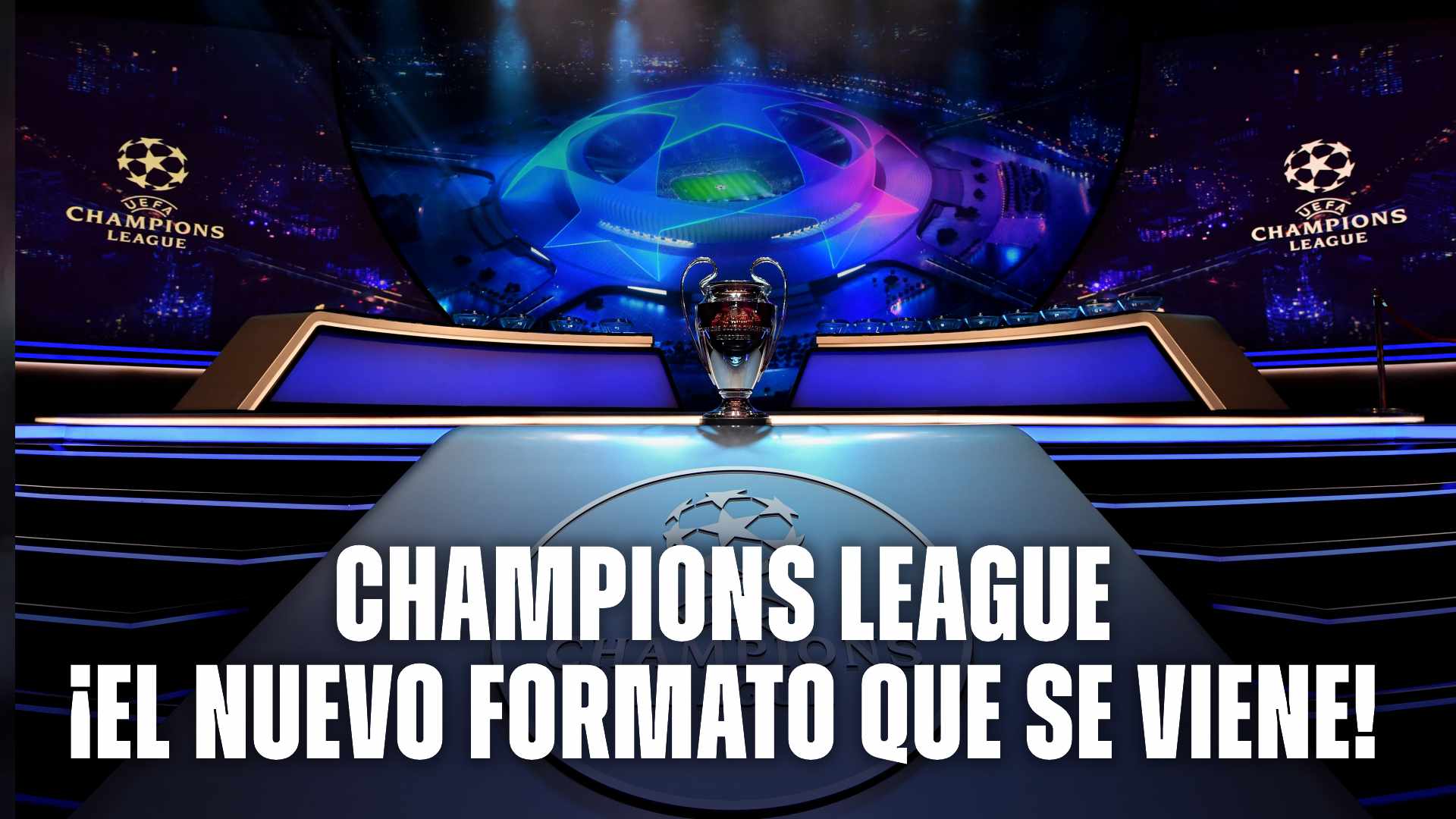 nuevo formato de la champions league