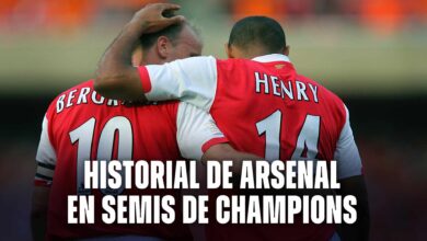 historial de arsenal en semifinales de champions league