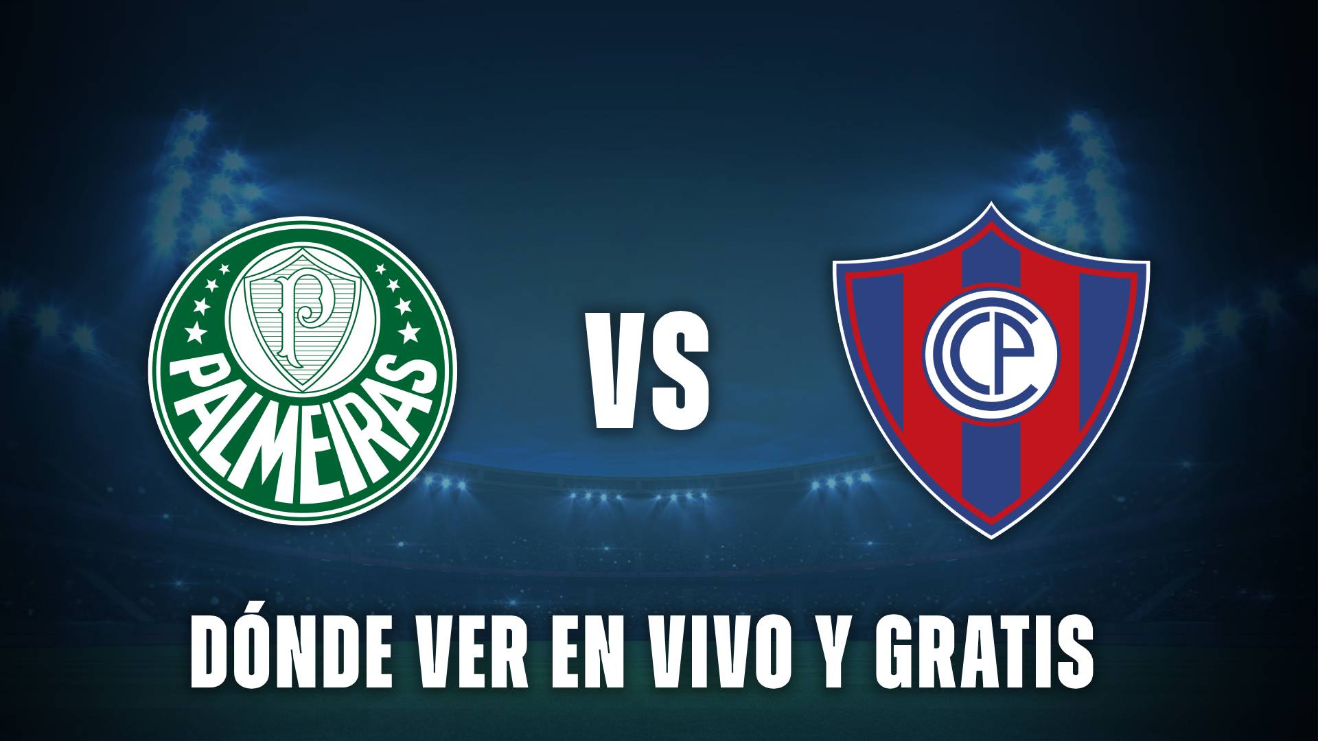 Palmeiras vs Cerro Porteño en vivo y resultado
