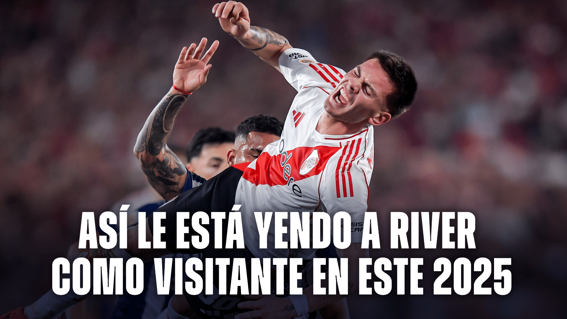 River y un 2025 esquivo como visitante. ¿Mejorará en los partidos que le quedan?.