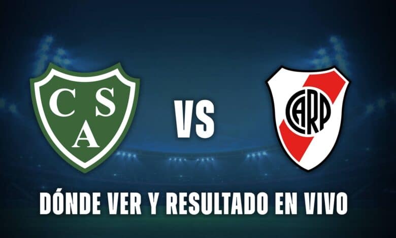 Sarmiento vs River por el Torneo Apertura 2025