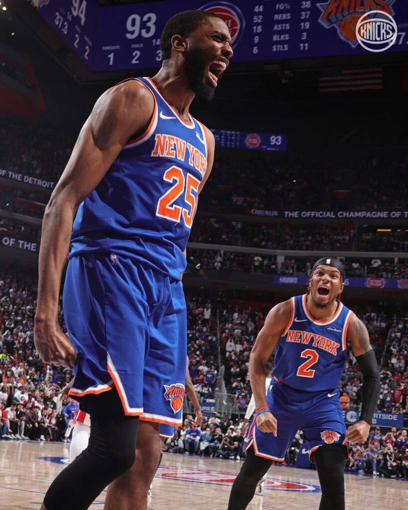 Knicks vs Pistons hoy será uno de los duelos del Juego 5 de la NBA. 