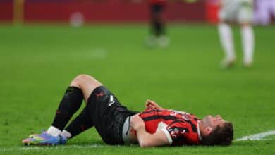 Que pasa con Santi Giménez: no juega en Milán vs Lazio (Getty Images)