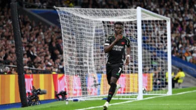 saka en el gol de arsenal