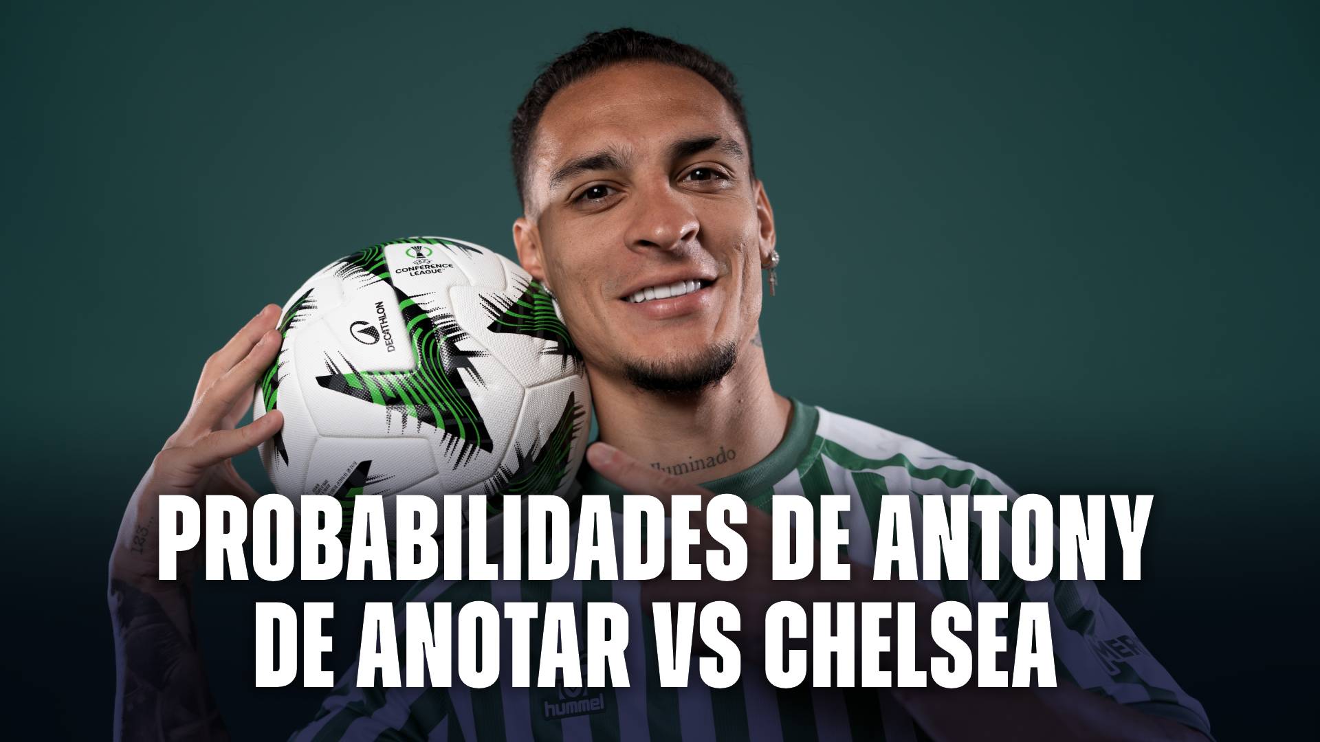Probabilidades de gol de Antony vs Chelsea