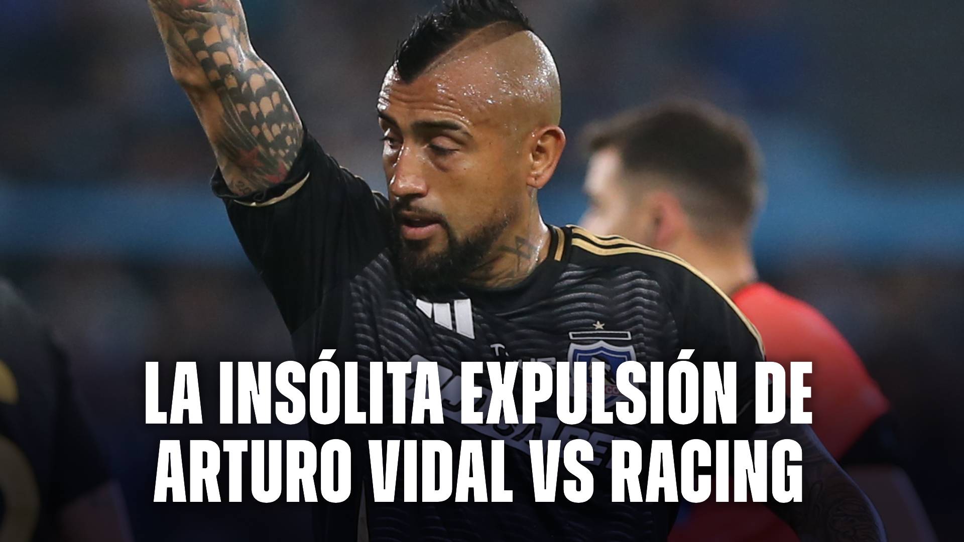 Arturo Vidal expulsado vs Racing