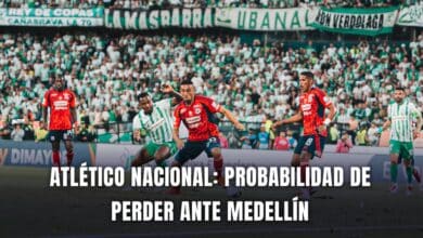 Atlético Nacional probabilidad de perder vs Medellín