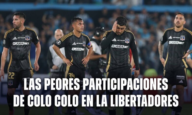 Peores participaciones de Colo Colo en la Copa Libertadores