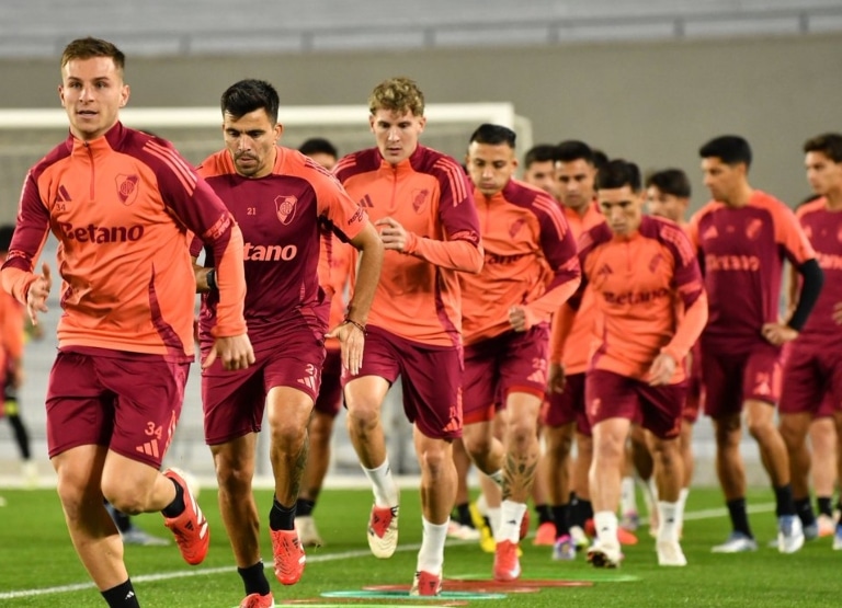 River hoy entrenamiento