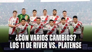 Probable formación de River vs Platense