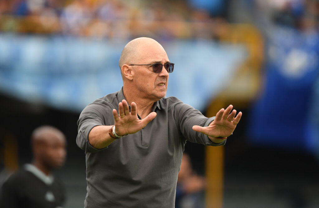 Deportivo Cali vs Boca Juniors: Alfredo Arias dejo de ser DT de los Caleños. (Photo by Daniel Munoz/VIEWpress)
