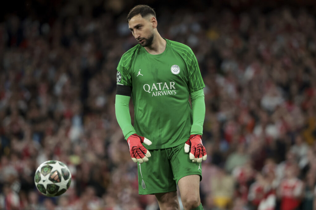 Gianluigi Donnarumma busca sostener el arco del PSG en búsqueda de la Final de Champions League. (Photo by Jean Catuffe/Getty Images)