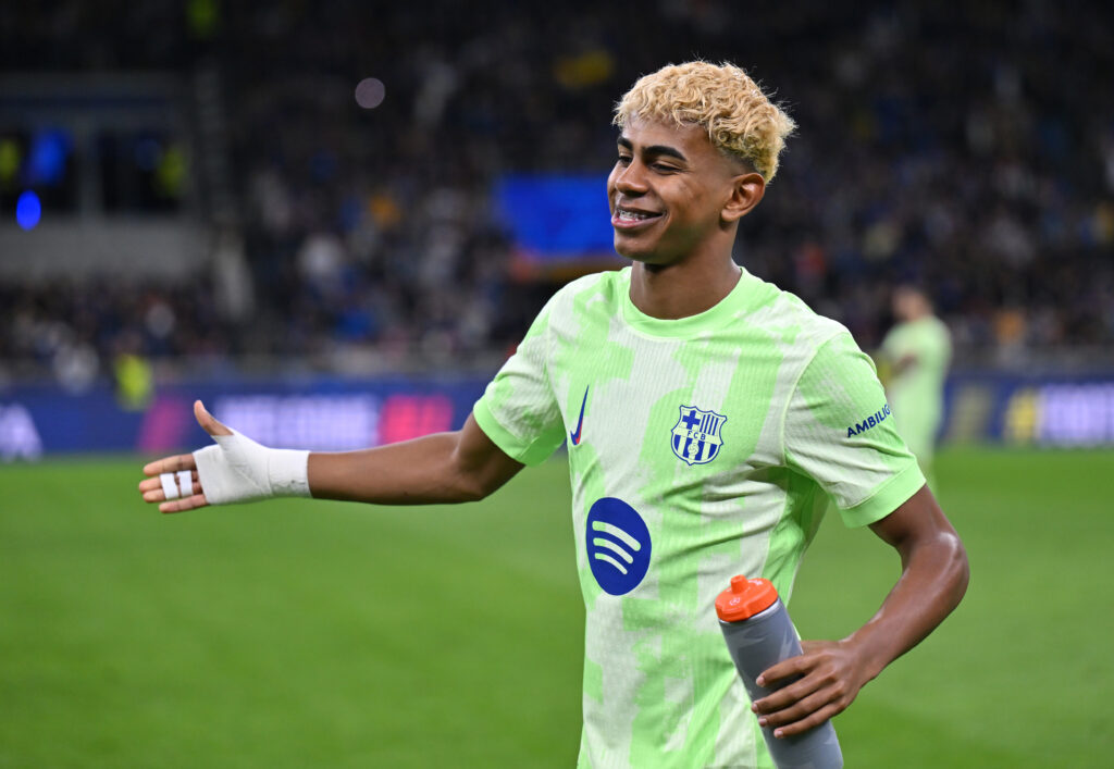 Lamine Yamal se juega el Balón de Oro en este encuentro, según los medios españoles. (Getty Images)