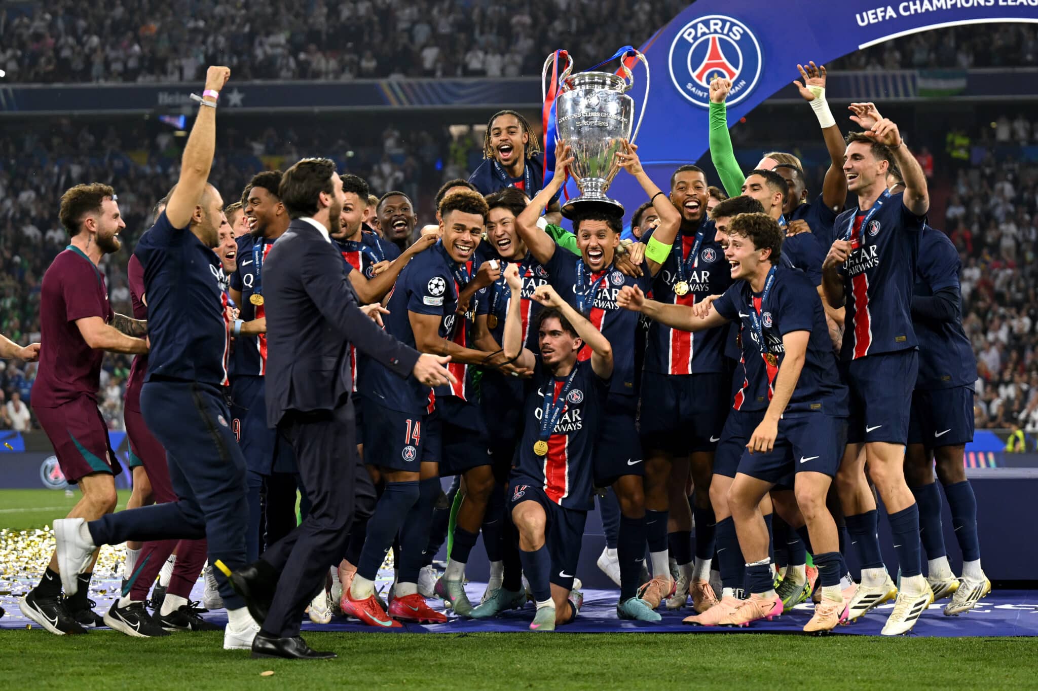 PSG y sus probabilidades de ser bicampeón de la UEFA Champions League. (Getty Images)