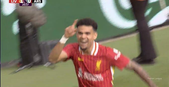 Luis Díaz hoy: gol ante Arsenal y estadísticas del jugador colombiano