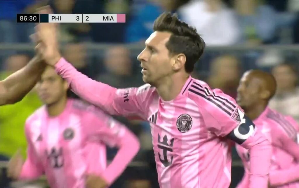 Lionel Messi hoy: golazo de tiro libre vs Philadelphia