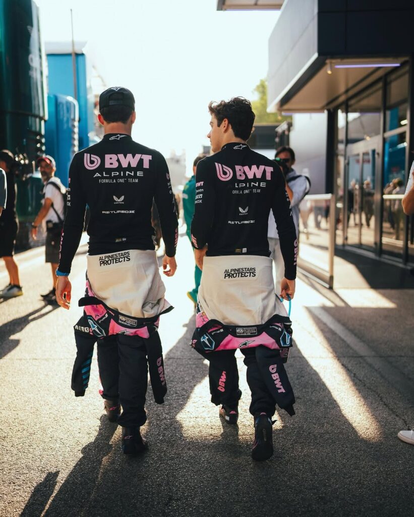 Pierre Gasly y Franco Colapinto. 