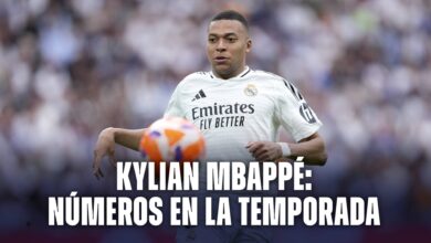Números de Kylian Mbappé en la temporada 2024/25