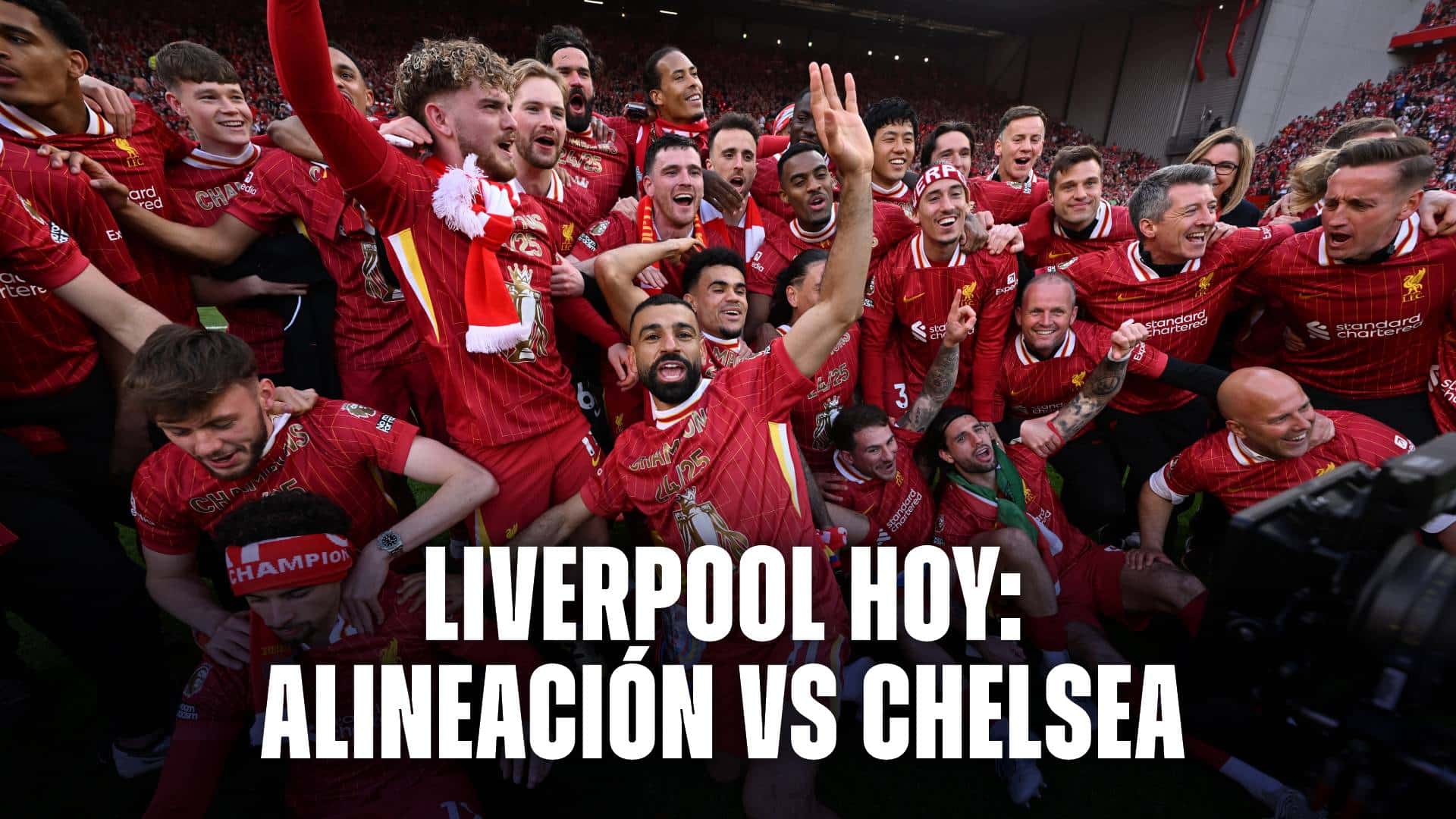 La alineación de Liverpool hoy vs Chelsea