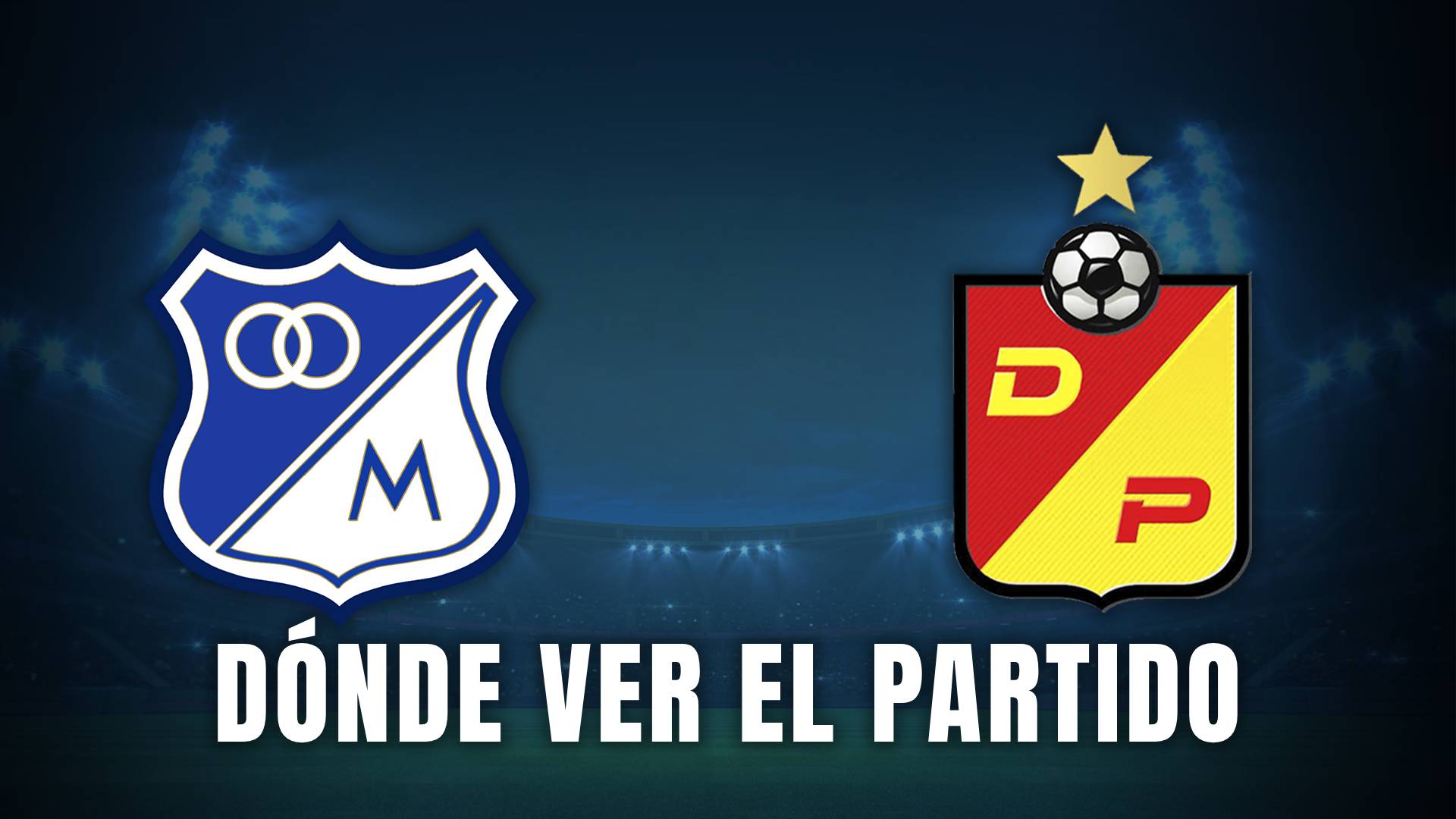 Millonarios Pereira donde ver