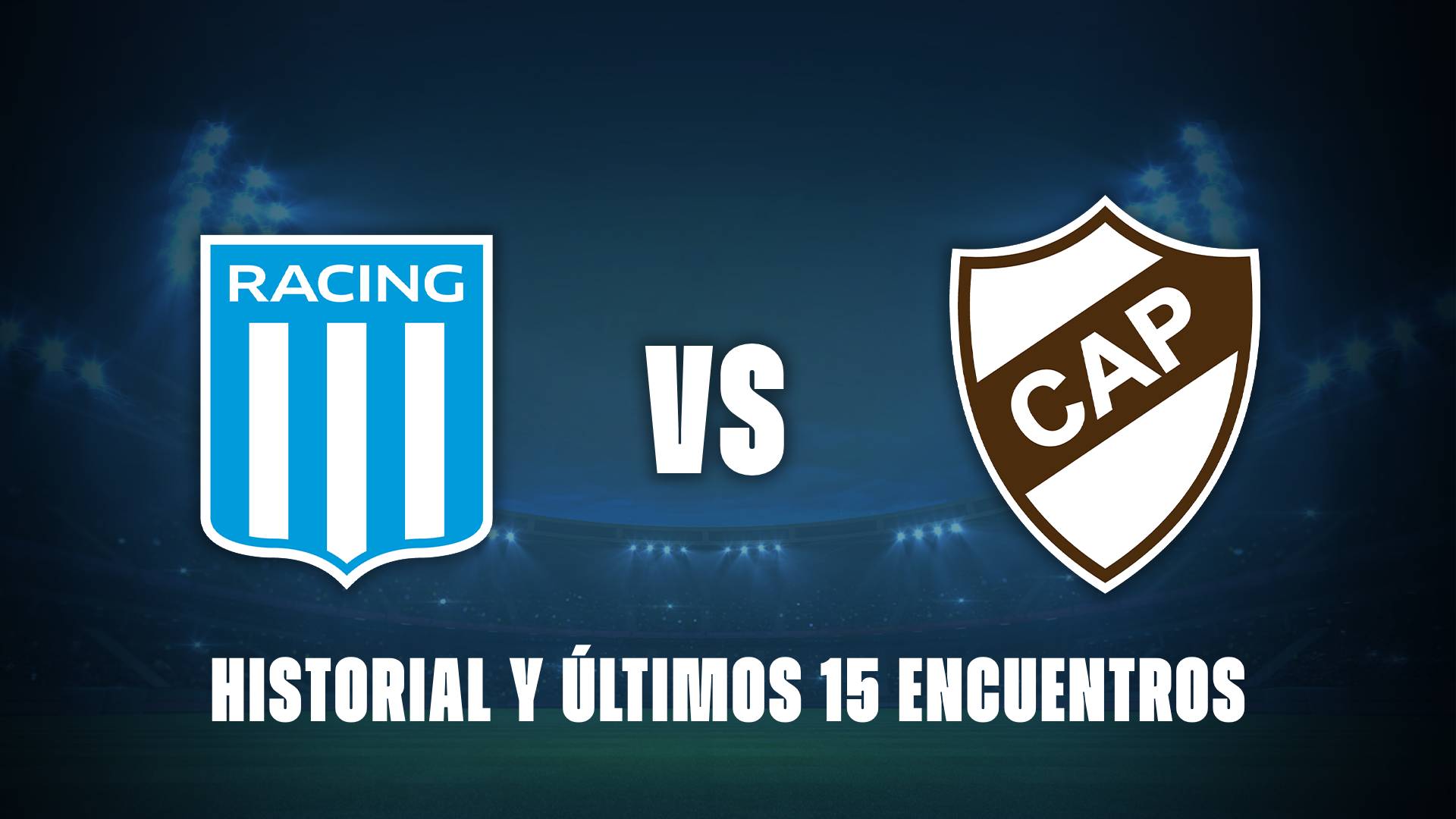 Racing vs Platense: historial y últimos 15 encuentros.