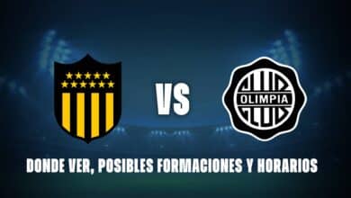 Peñarol vs Olimpia: donde ver, posibles formaciones y horarios