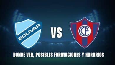 Bolívar vs Cerro Porteño: donde ver, posibles formaciones y horarios