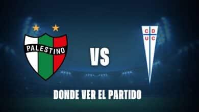 Palestino vs U. Católica hoy: ¿donde se podrá ver el partido?