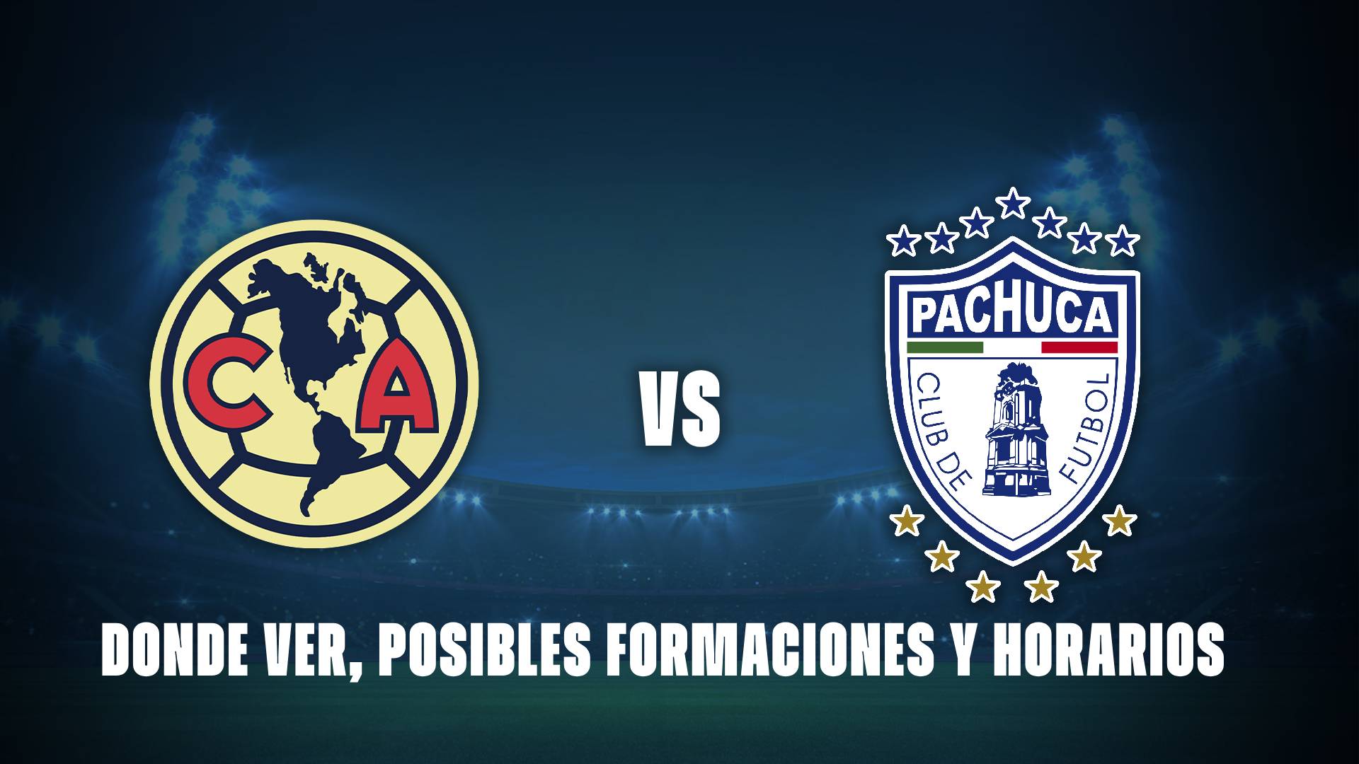 América vs Pachuca femenil: donde ver, posible formaciones, horarios