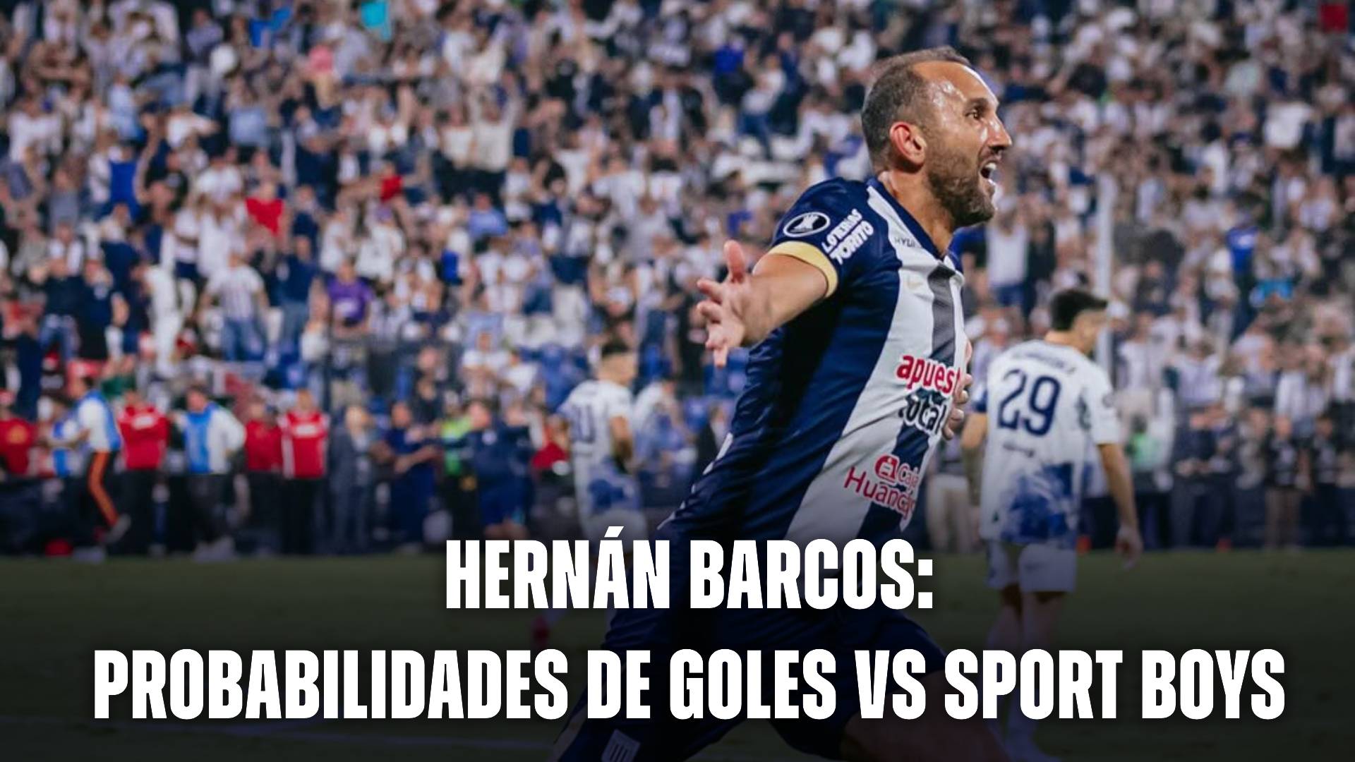 Hernán Barcos: las probabilidades de gol que tiene vs Sport Boys