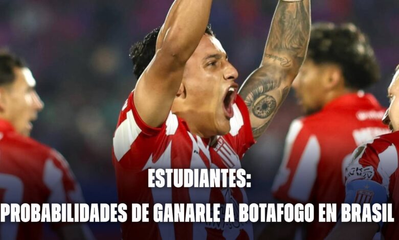 Estudiantes: probabilidades de ganarle a Botafogo en Brasil