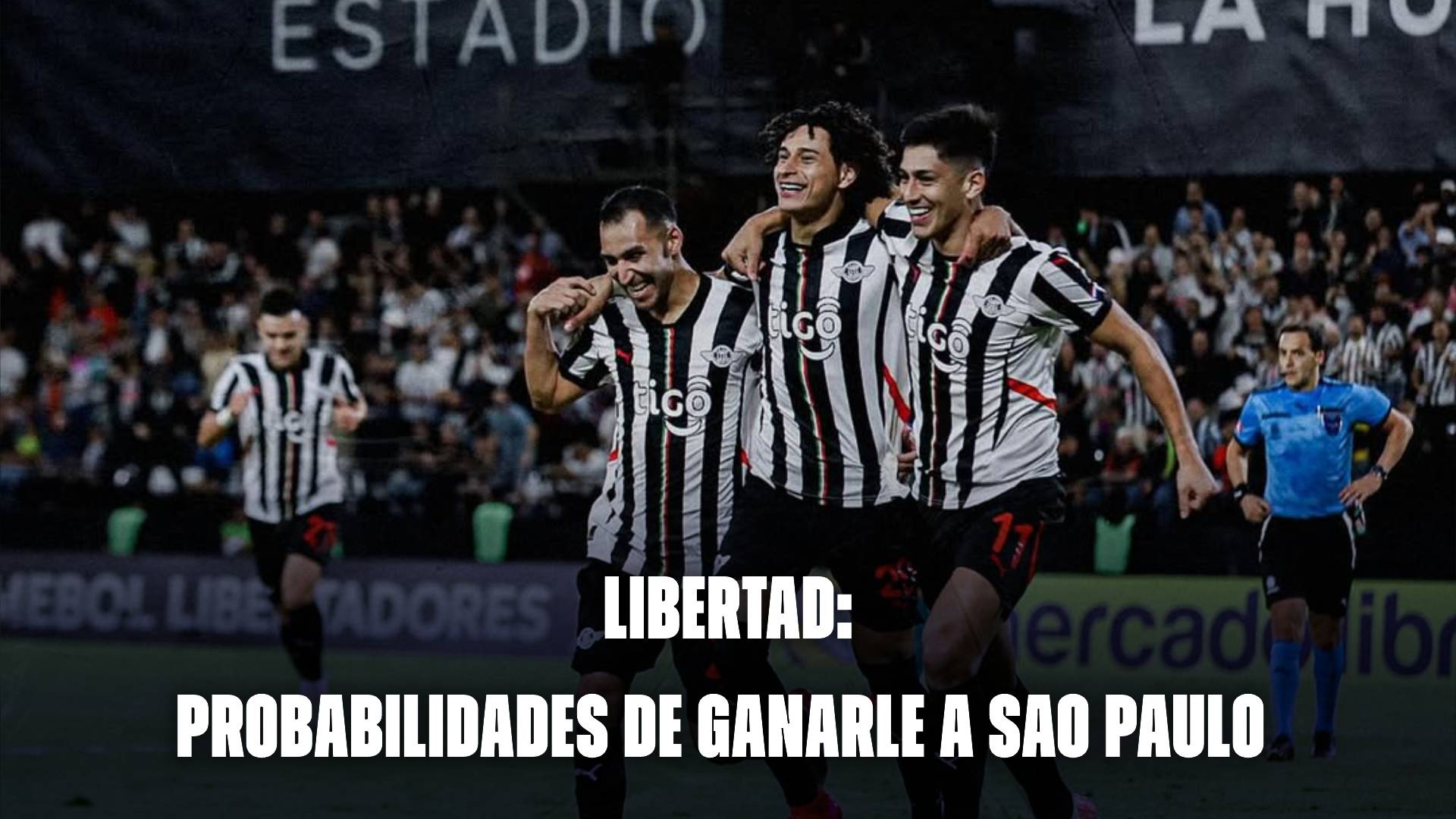 Libertad: probabilidades de ganarle a Sao Paulo.