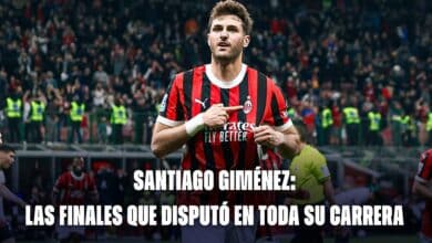 Santiago Giménez: las finales que disputó en toda su carrera.