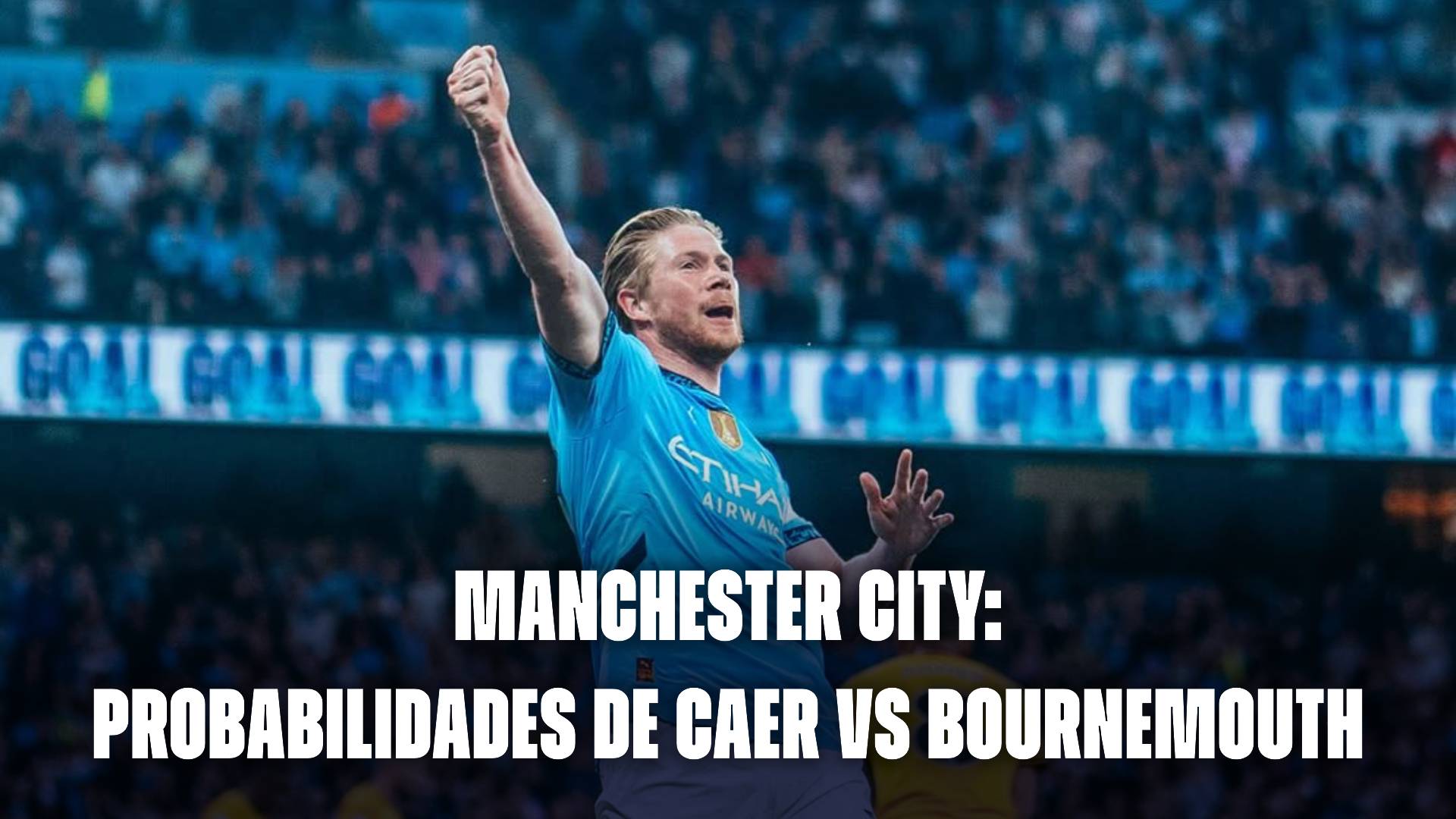 Manchester City: probabilidades bajas de caer vs Bournemouth.