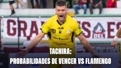 Tachira: probabilidades de ganarle a Flamengo en Brasil