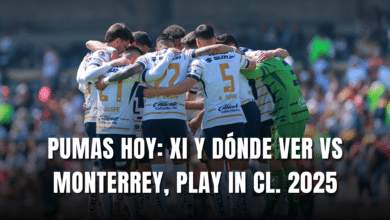 PORTADA_Pumas hoy XI y dónde ver vs Monterrey Play In CL 2025