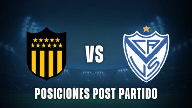 Peñarol vs Vélez posiciones post partido