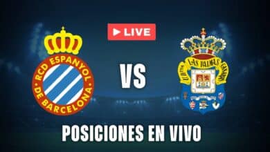Espanyol vs Las Palmas - posiciones en vivo