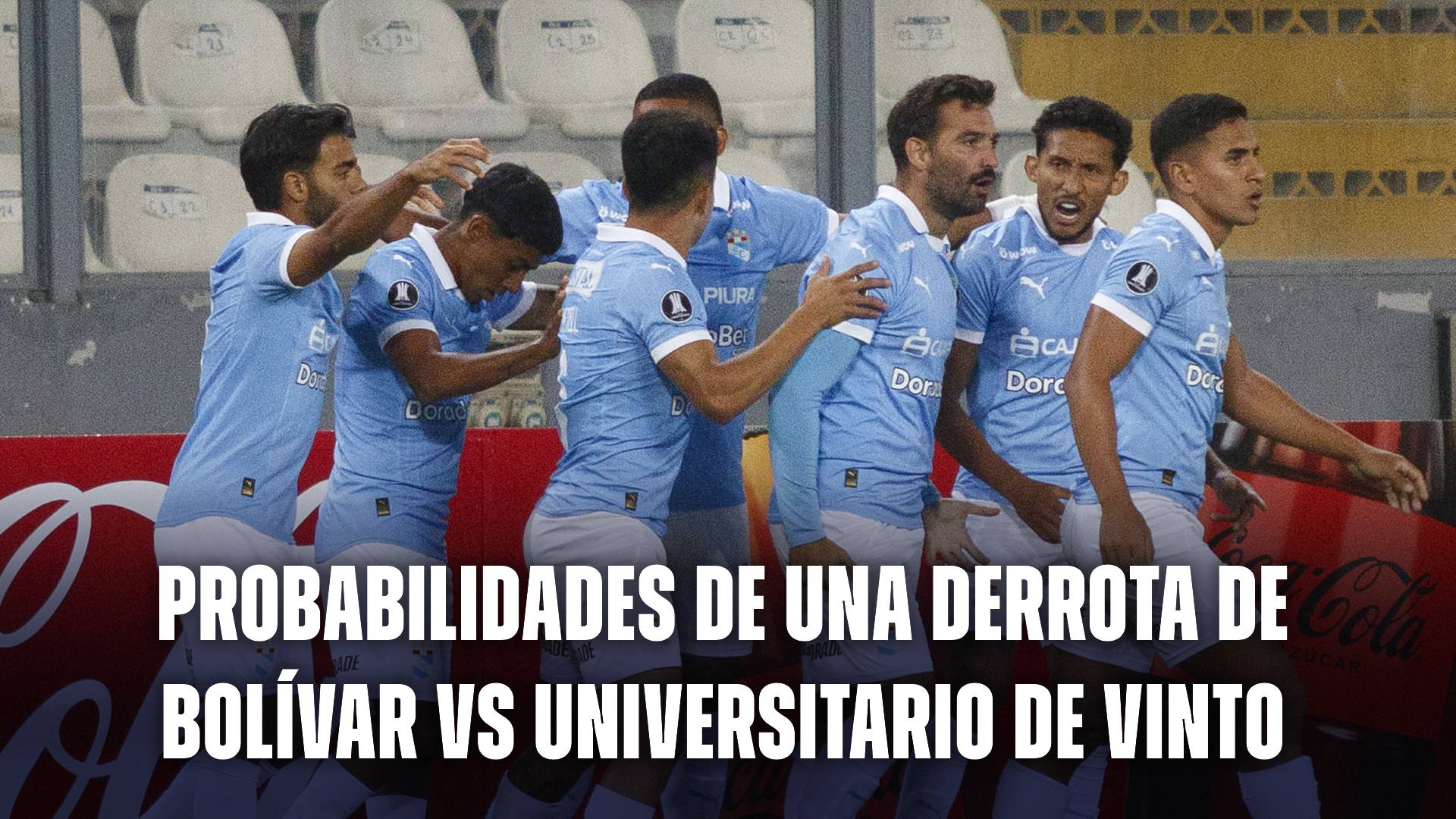 Probabilidades de Bolívar hoy vs Universitario de Vinto
