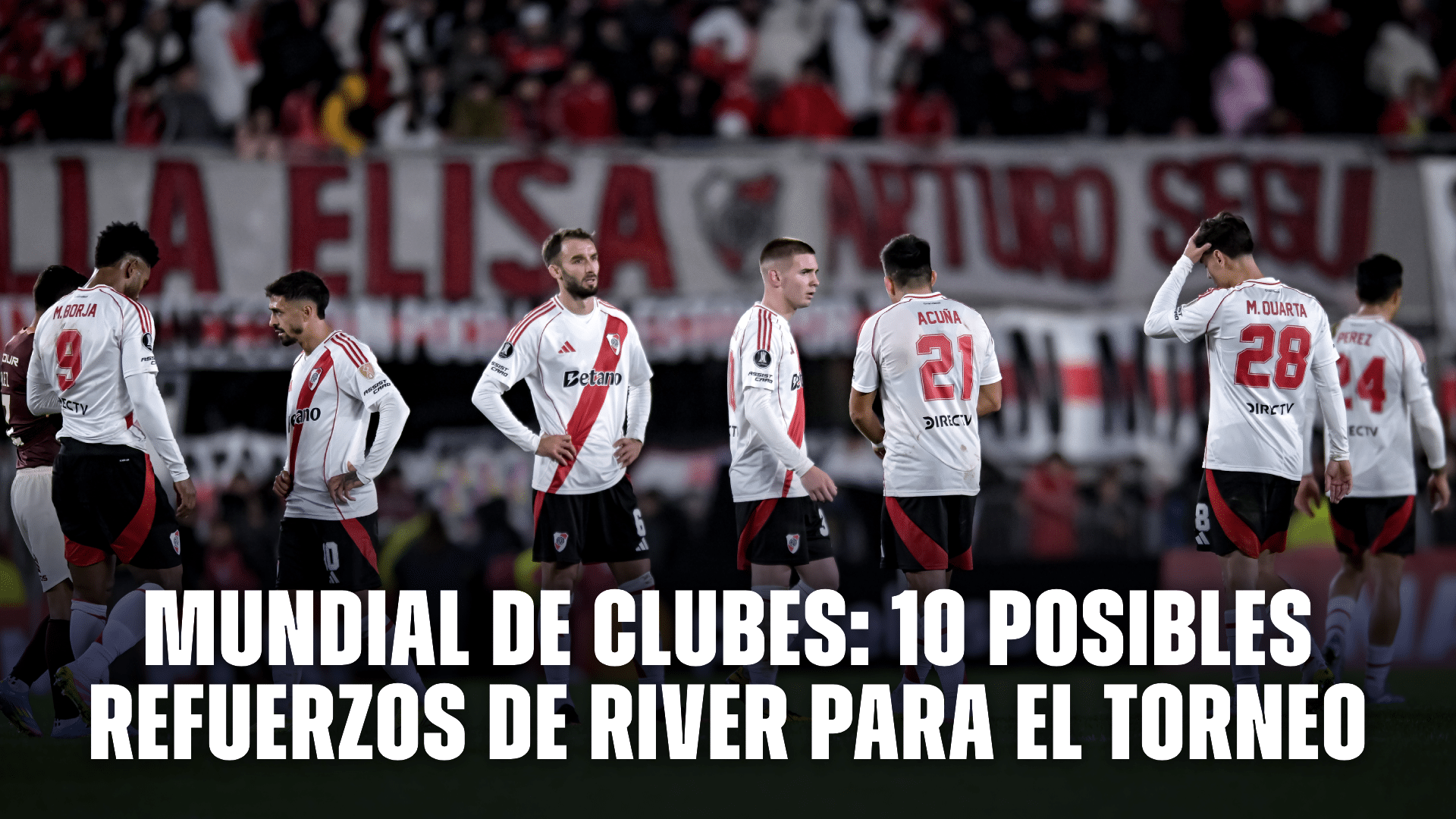 River tiene en carpeta varios nombres para reforzarse de cara al Mundial de Clubes, ¿quiénes son?.