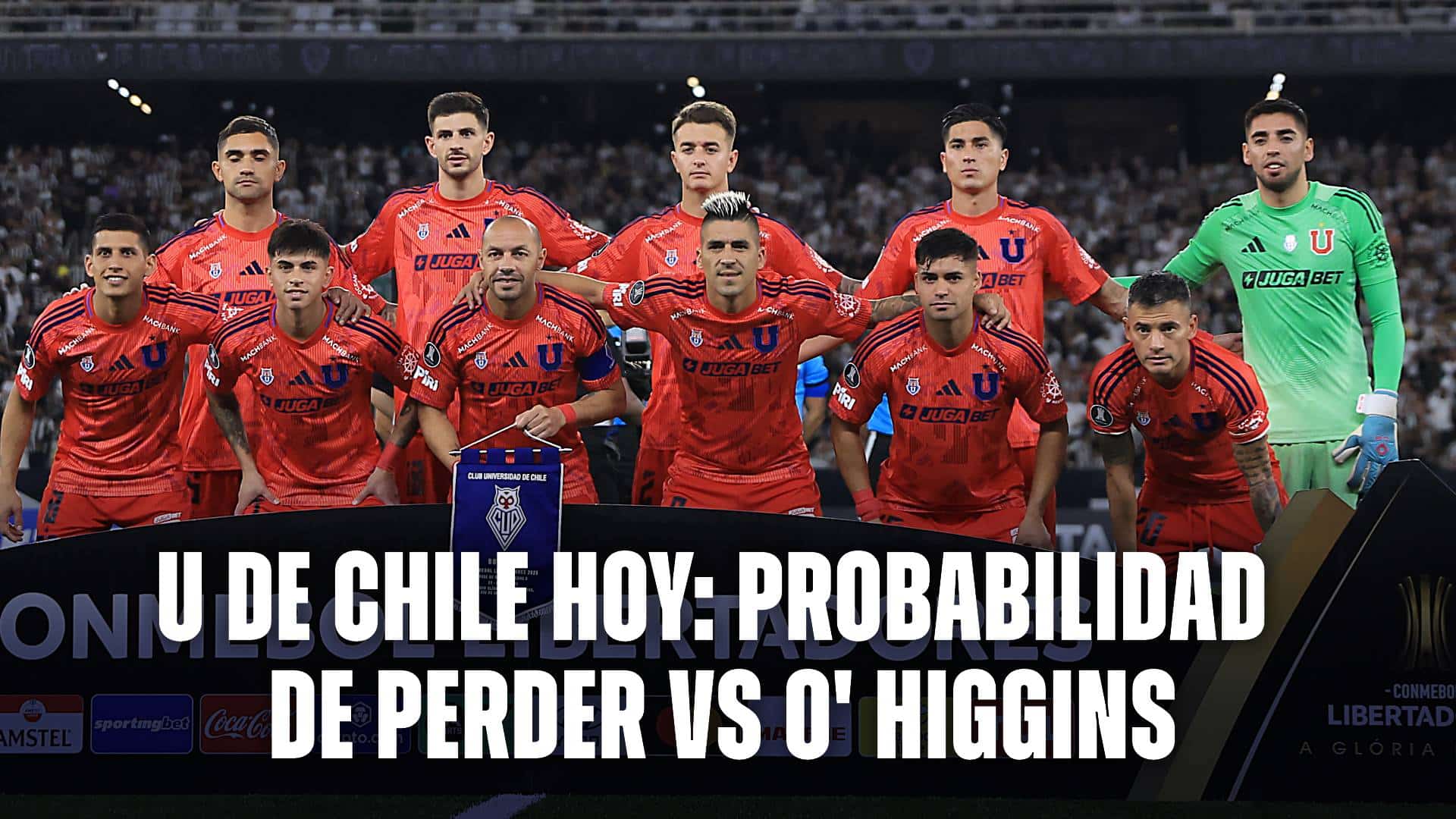 Universidad de Chile vs O' Higgins probabilidad