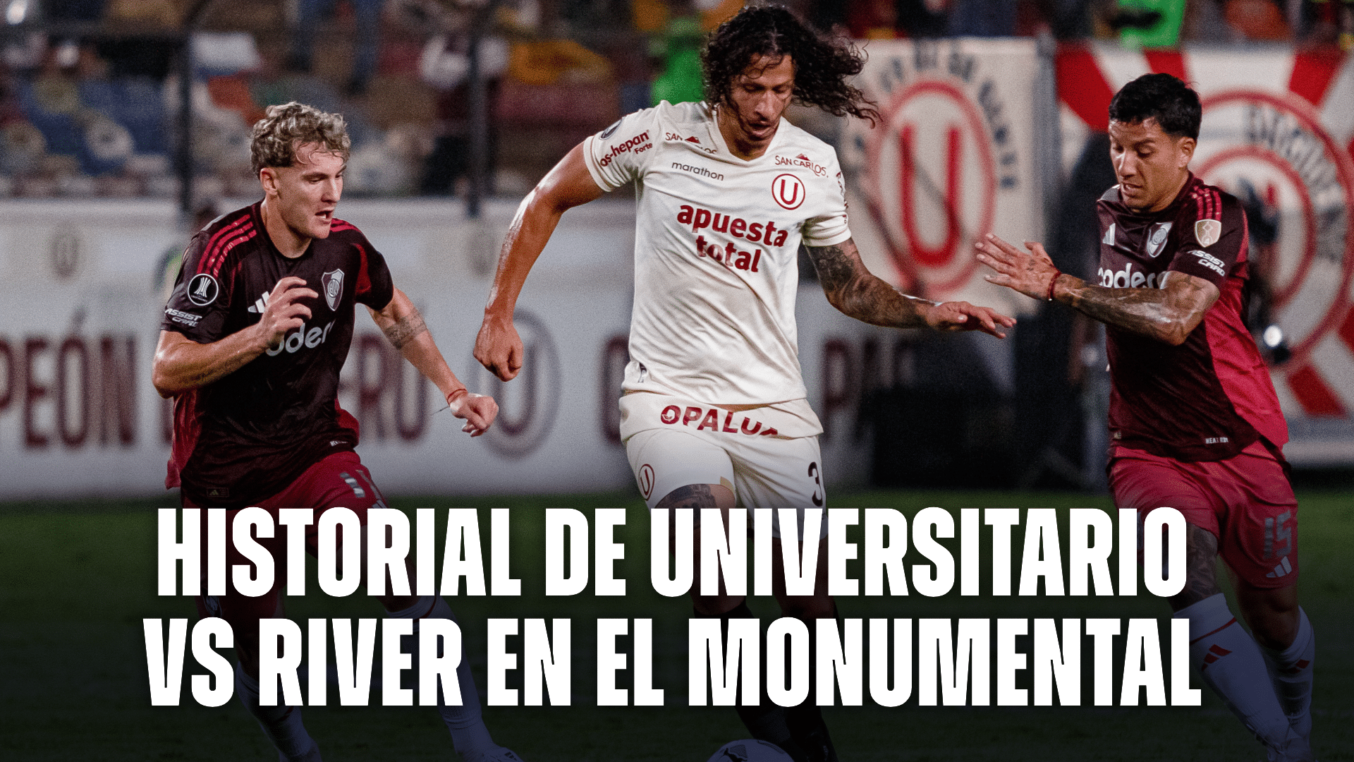 Universitario visitará por cuarta vez en la historia de la Copa Libertadores a River.