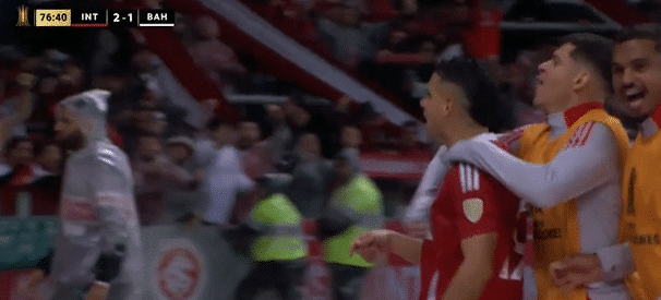 Borre hoy anotó uno de los goles del partido.