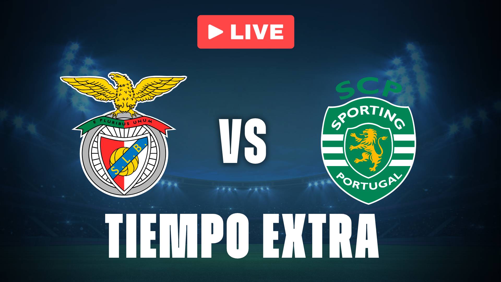 Benfica vs Sporting: tiempo extra EN VIVO en la final de Portugal