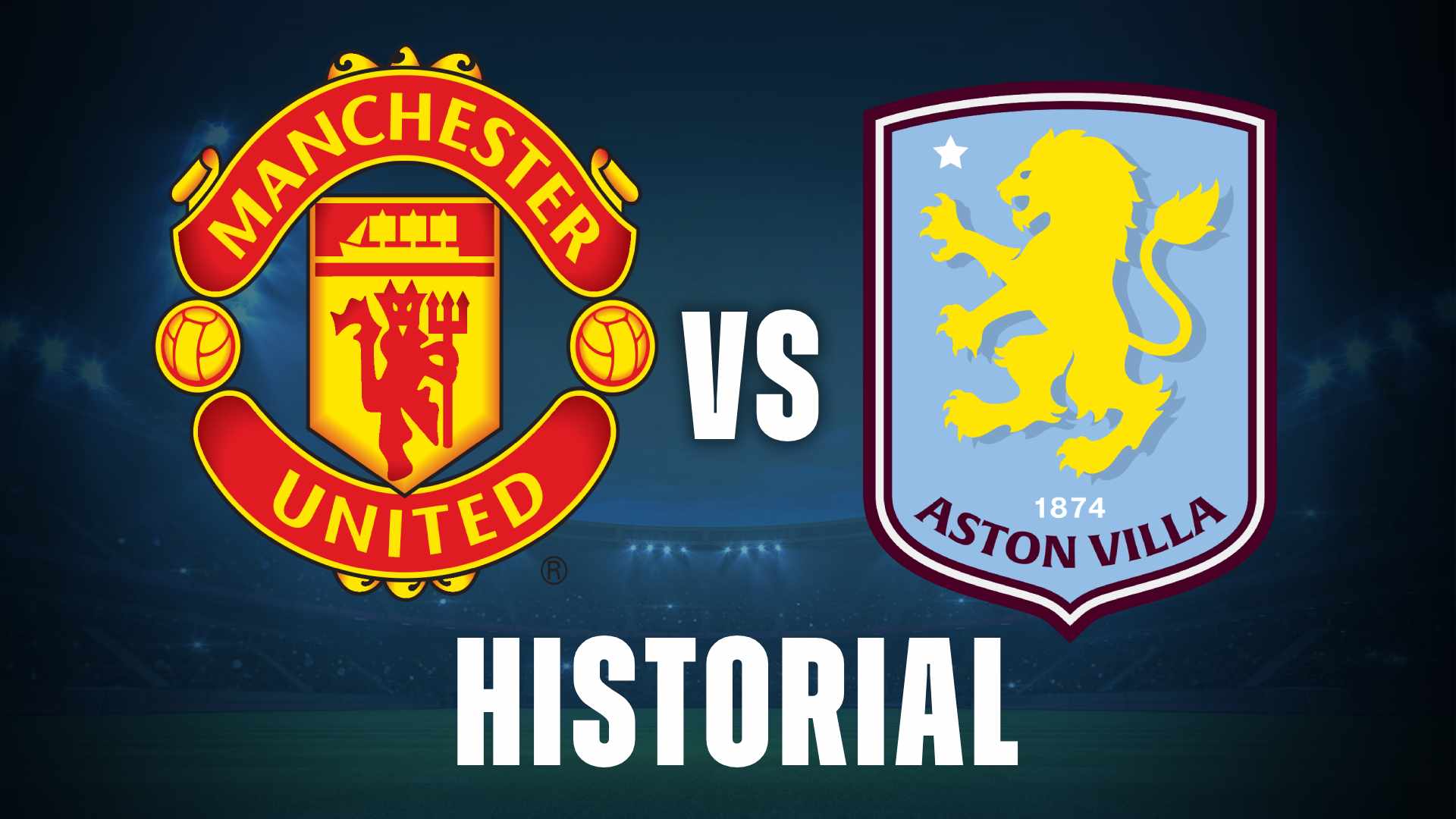 manchester united vs aston villa historial