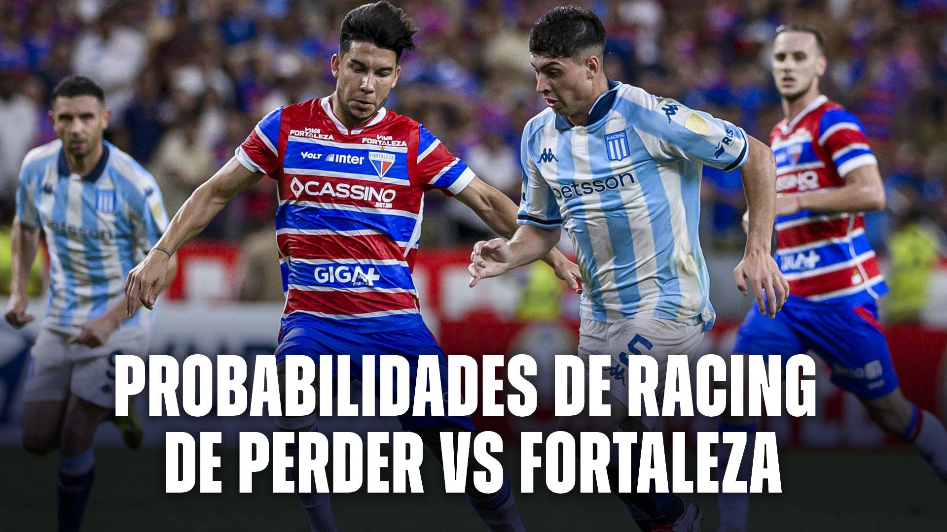 Probabilidades de Racing vs Fortaleza