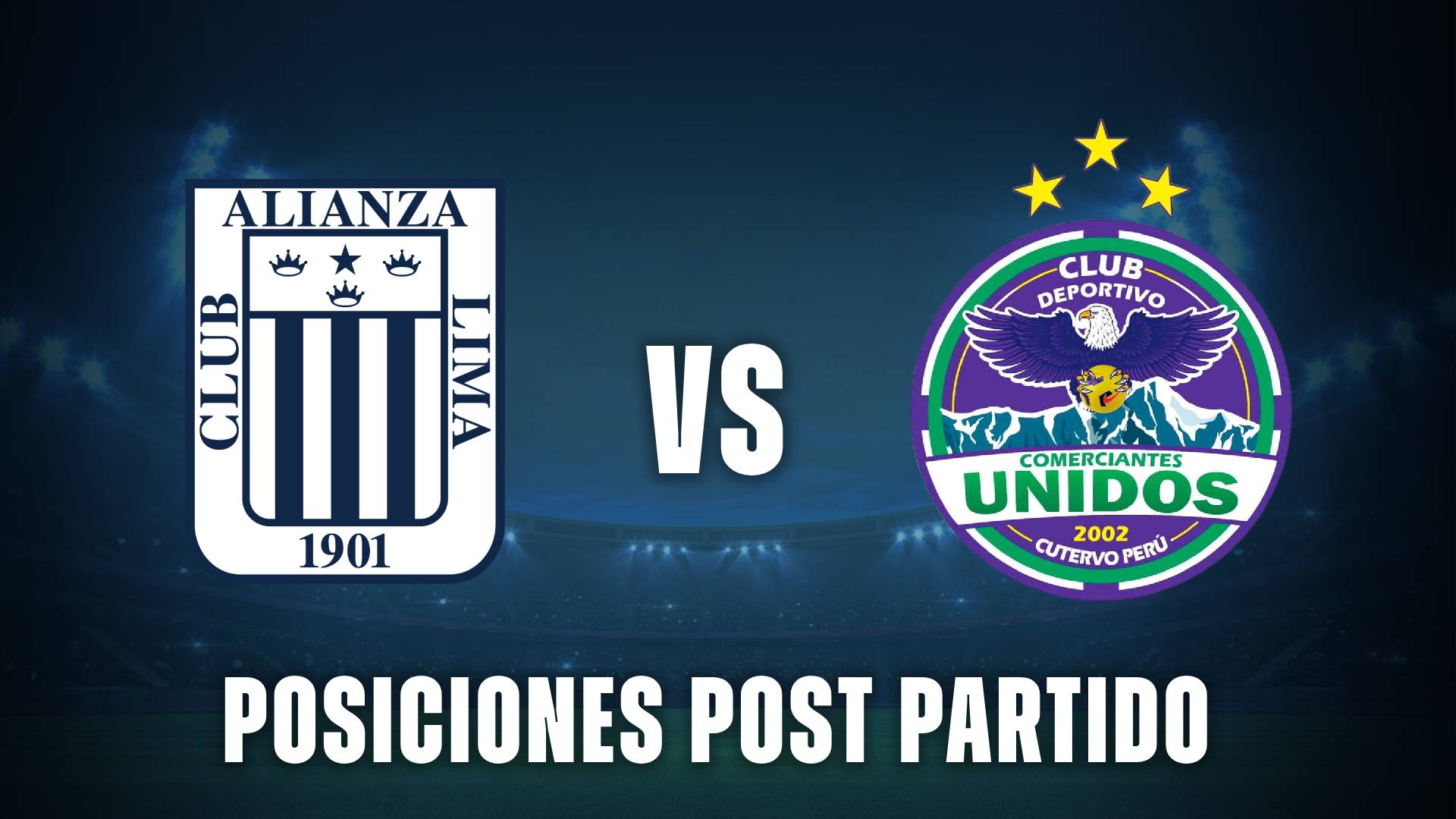 Alianza Lima vs Comerciantes Unidos