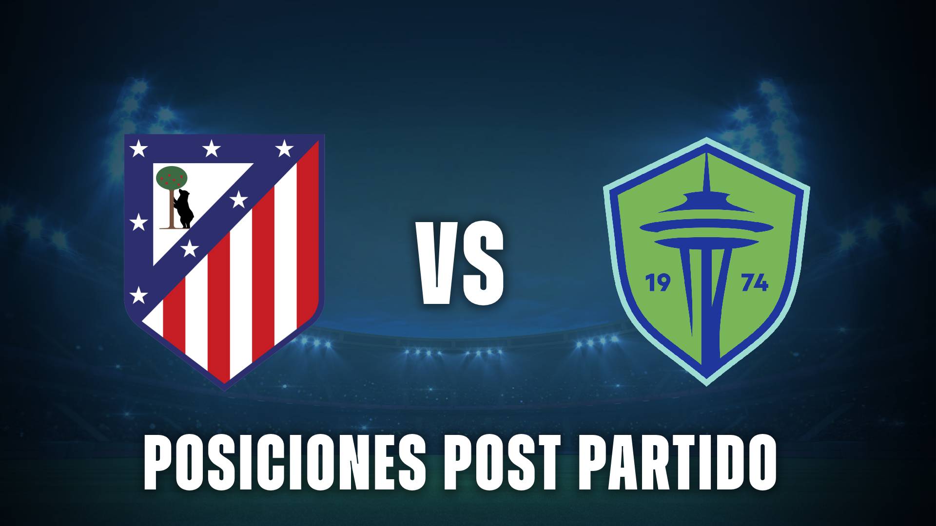 Atlético de Madrid vs Seattle Sounders
