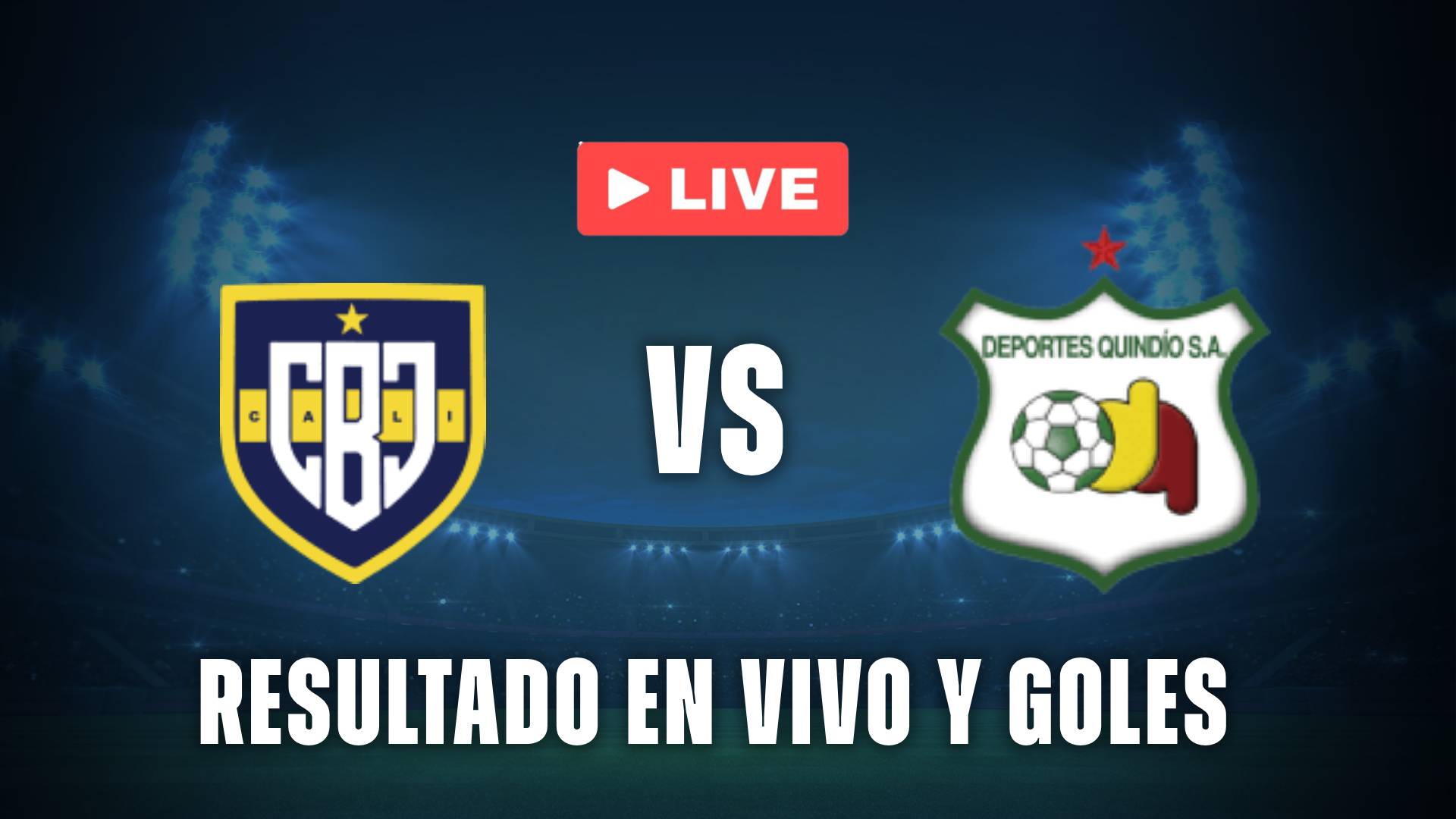 Boca Jrs Cali vs Deportes Quindío en vivo