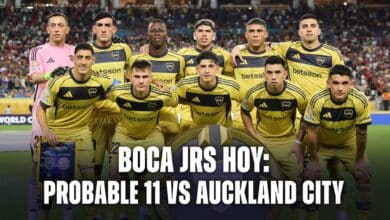 Boca hoy: probable formación vs Auckland City